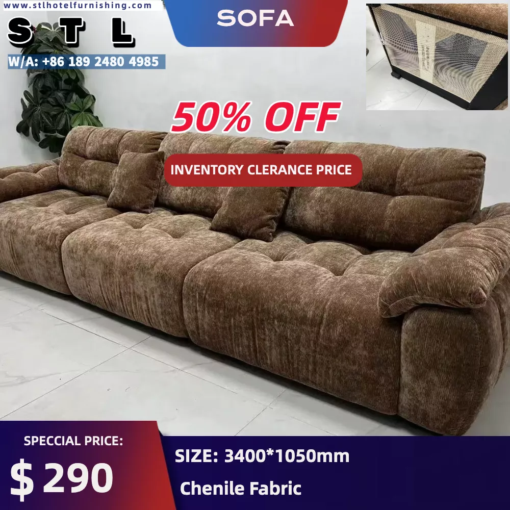 Modern Fabric Hotel Lobby Sofa for Sale