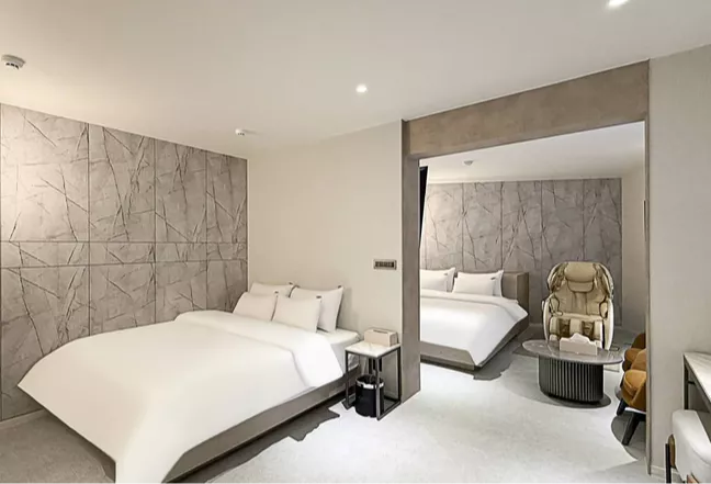 Groove Hotel Suite Room Furniture and Interior Materials