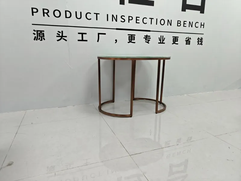 Dimension inspection for a custom hotel side table