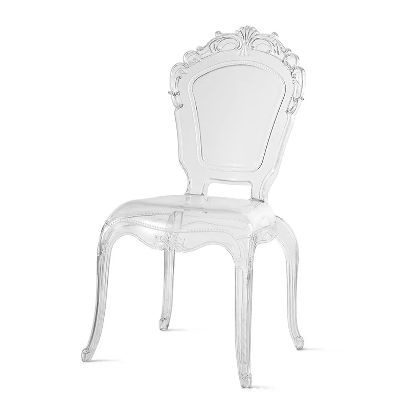 Hotel Clear French Style Dining Chair-STLOU352