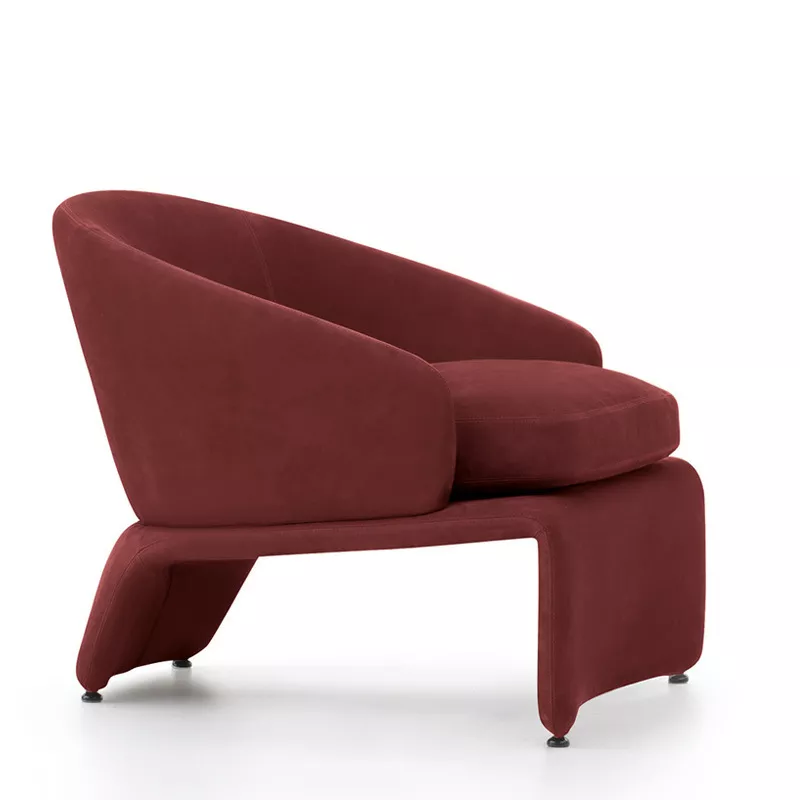 Black Leather Modern Lounge Chair – STLDC536