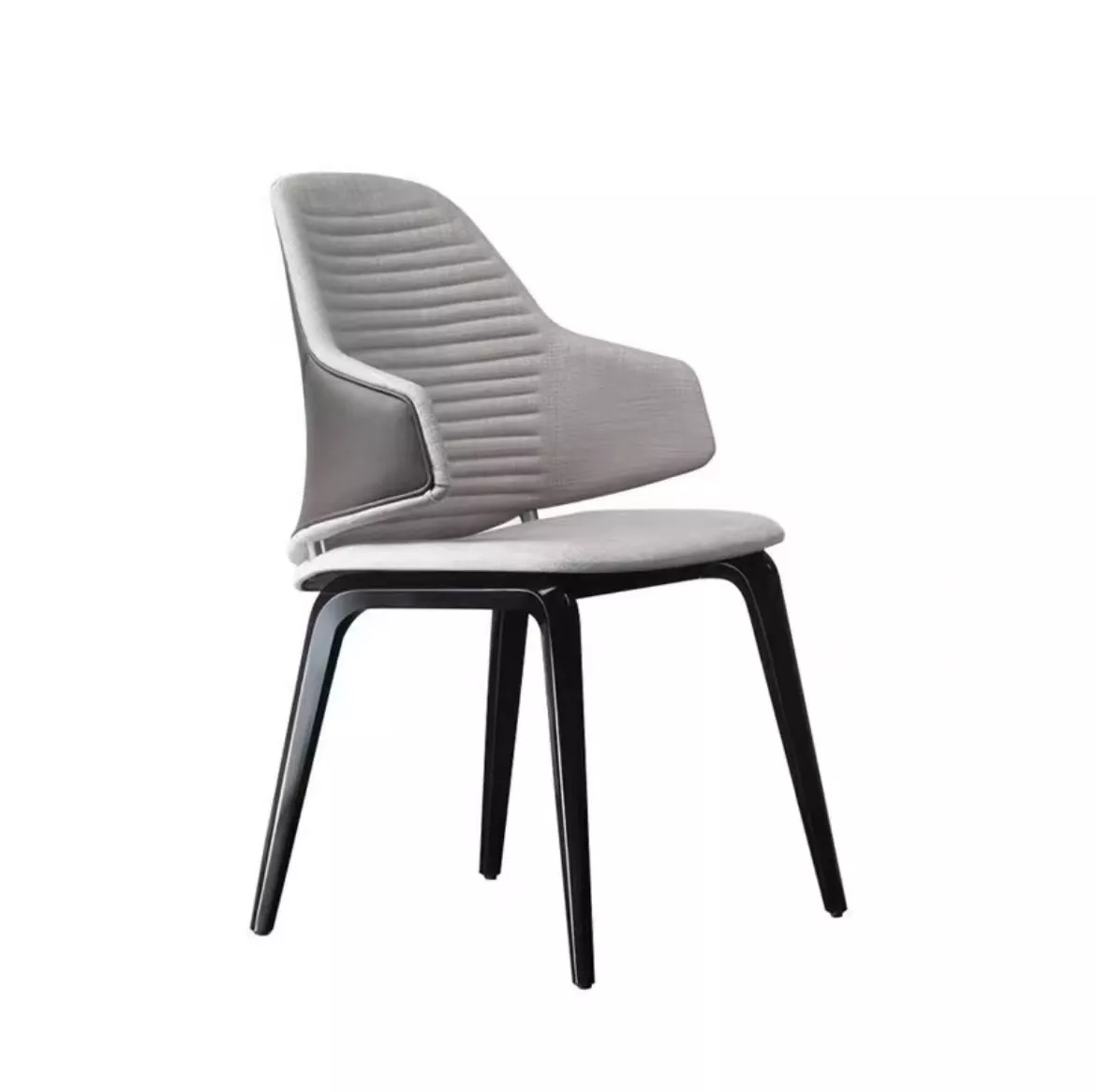 Hotel Ribbed Backrest Dining Chair-STLOU1061
