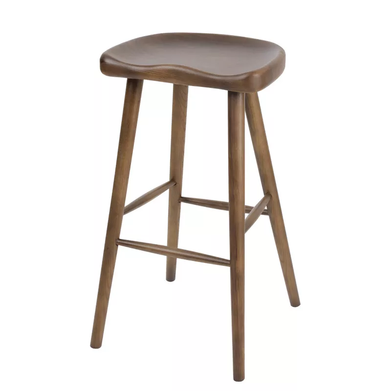 Hotel Wooden Bar Stool-STLOU1113