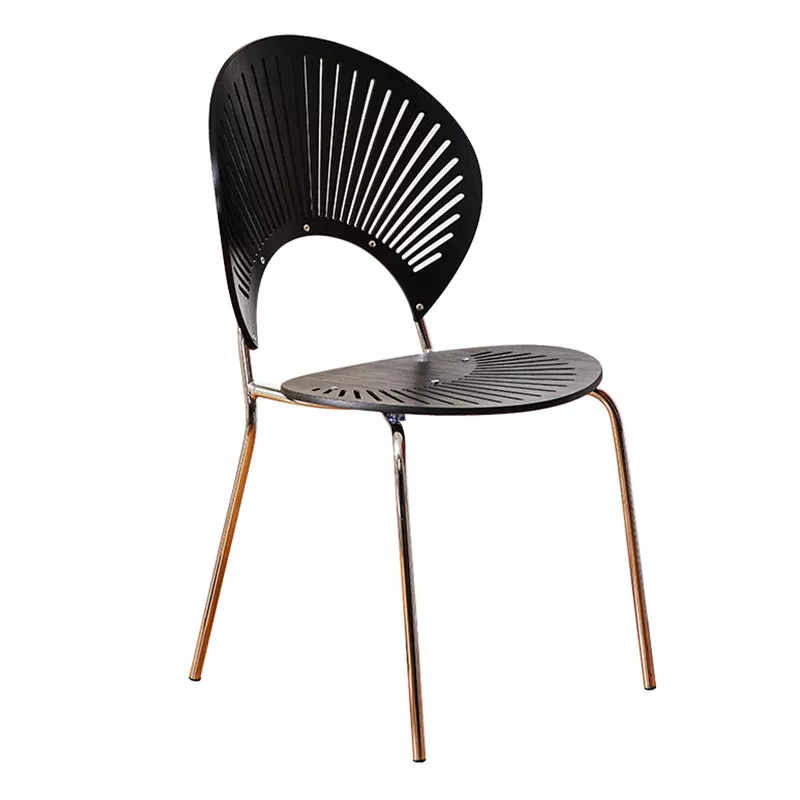 Black Steel Hotel Chair-STLCH1203
