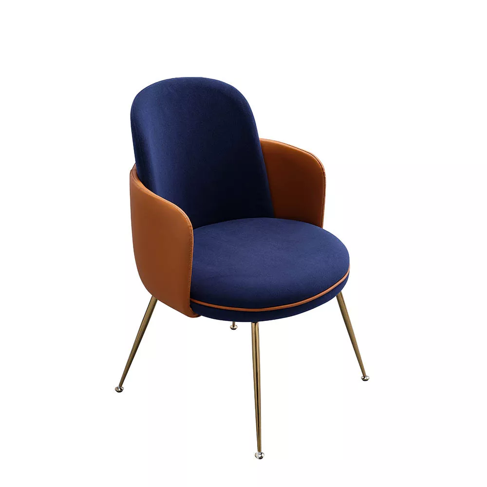 Navy PU Armchair-STLOU1242