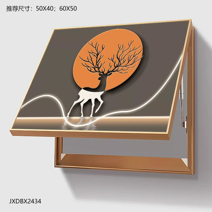Electric meter box decorative painting-4