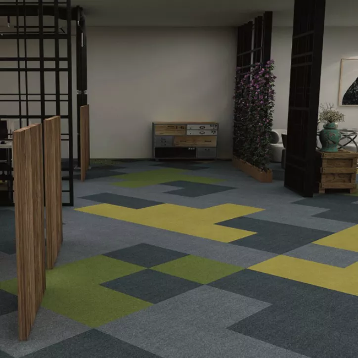 Carpet Tile-Nylon Solid Color