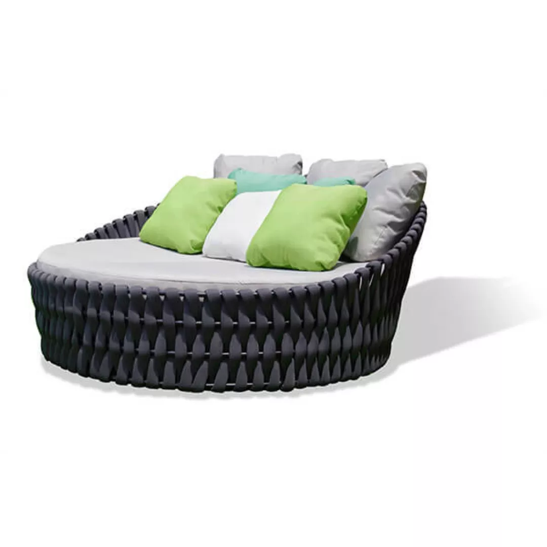 Hotel Round Braided Outdoor Daybed-STLOU5396