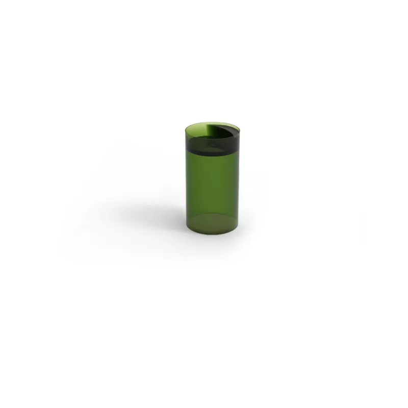 Green Transparent Pedestal Basin STLBS6169