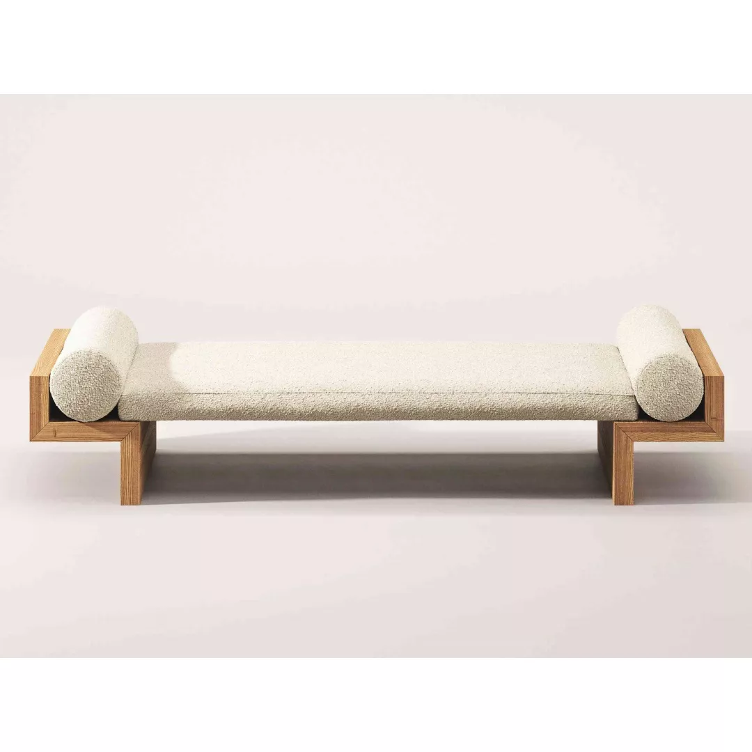 Hotel Minimalist Wood Frame Daybed – STLSF7022