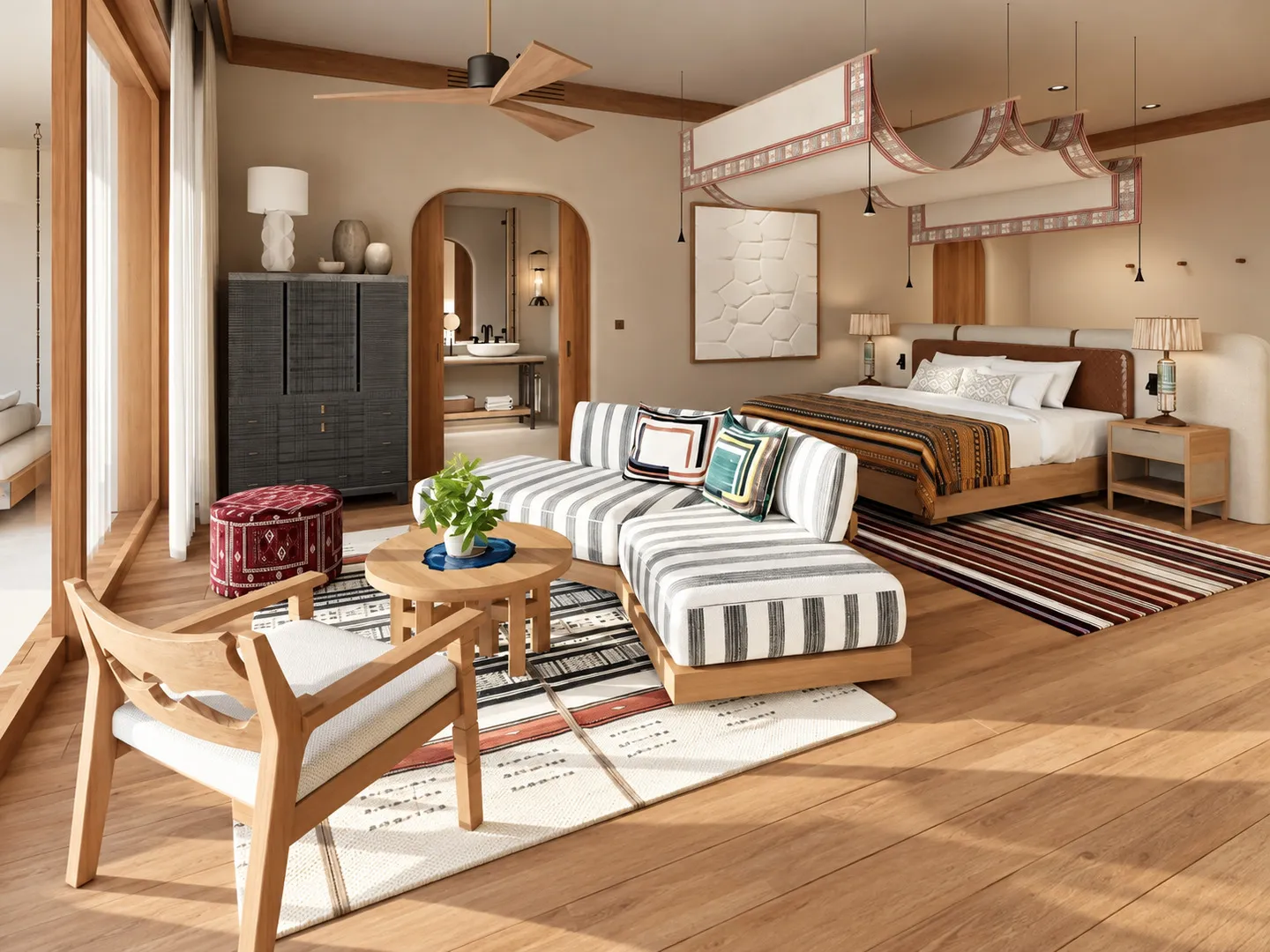 Desert Resort Hotel Guest Room Furniture Package RSVL04