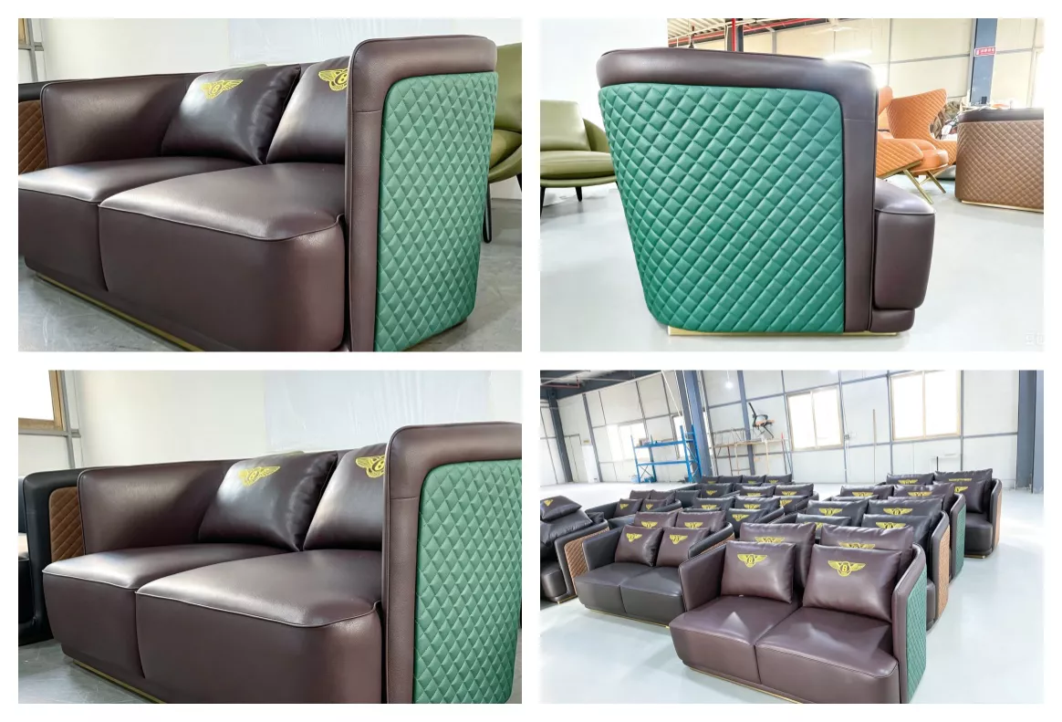 Custom Branded Hotel Sofa Batch Production