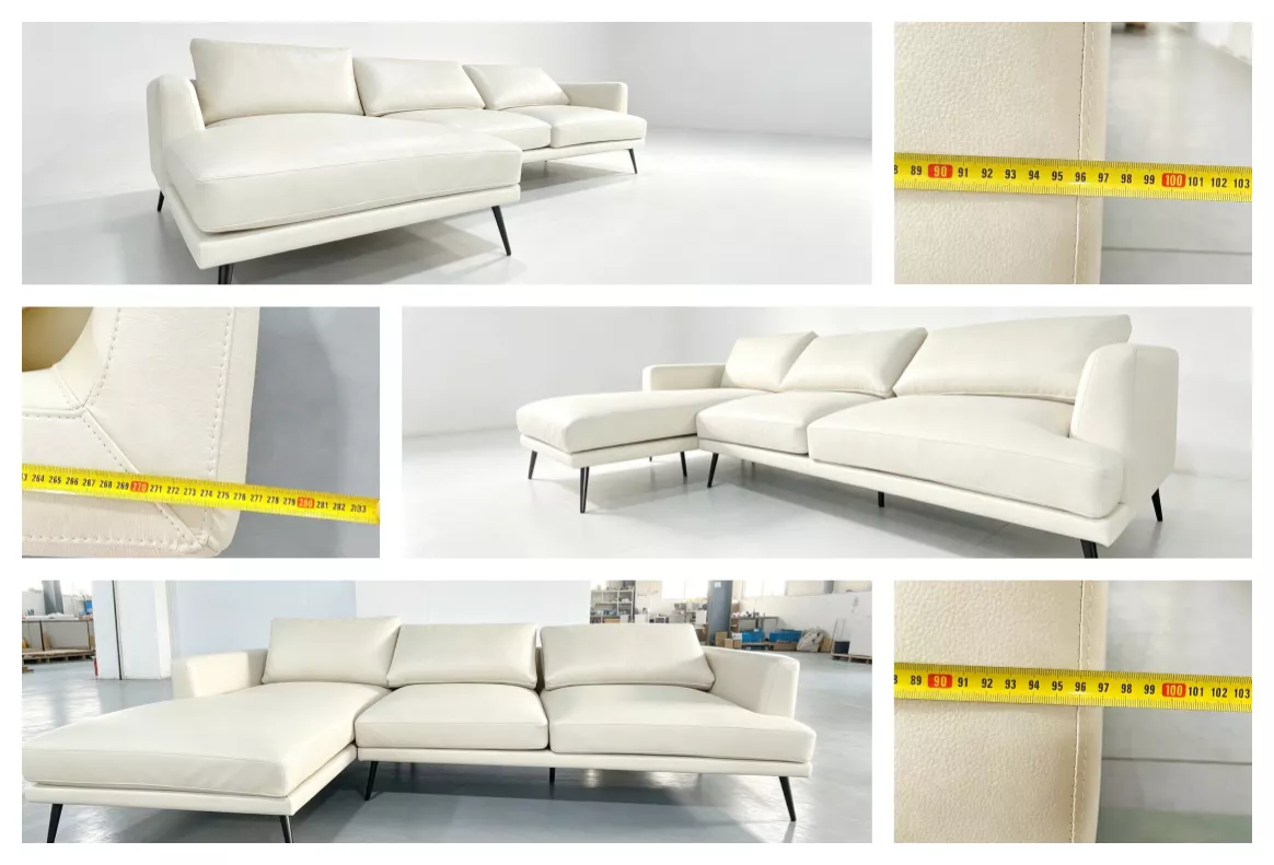 Custom L-Shaped Hotel Sofa Production