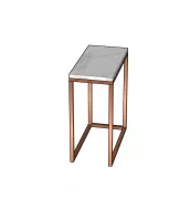 Marble-Top Side Shelf Night Table–STLNT7330