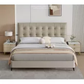 Tufted Upholstered Hotel Bed- STLBD0234